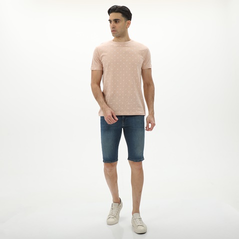 EXPLORER-Ανδρικό t-shirt EXPLORER 2221102020 ροζ