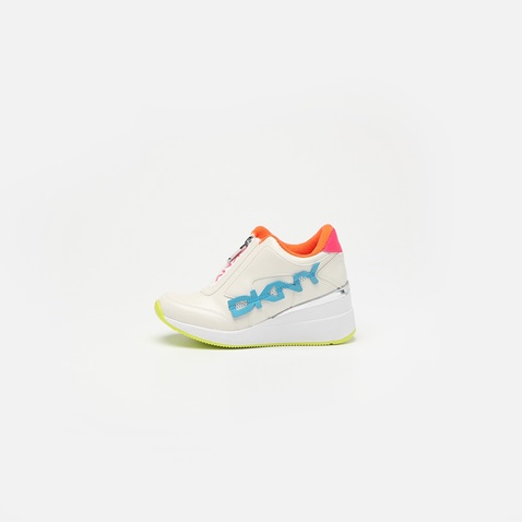 DKNY JEANS-Γυναικεία sneakers DKNY K1134014 PARLAN εκρού