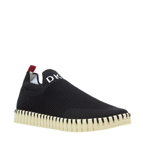 DKNY-Γυναικεία slip on sneakers DKNY K4988237 DUTCH μαύρα