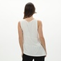 DKNY-Γυναικείο top DKNY P0BH7FMI SLVS GATHERED PLEATED λευκό