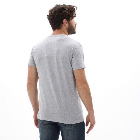 VAN HIPSTER-Ανδρικό t-shirt VAN HIPSTER 72121 γκρι