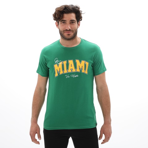 VAN HIPSTER-Ανδρικό t-shirt VAN HIPSTER 72129 πράσινο