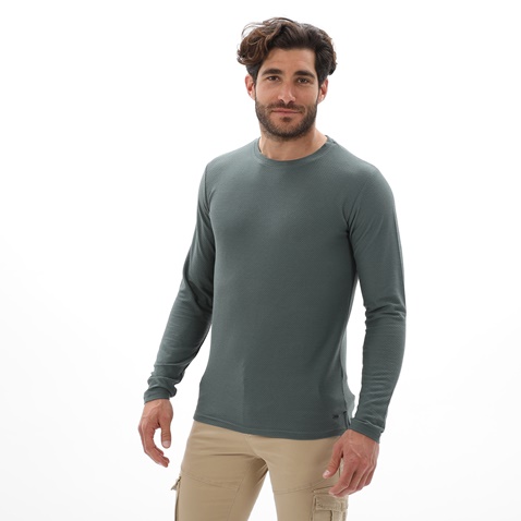 VAN HIPSTER-Ανδρική μακρυμάνικη μπλούζα VAN HIPSTER 72174 μπλε