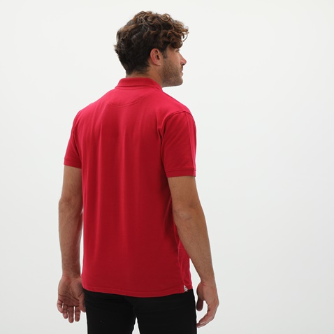 VAN HIPSTER-Ανδρική polo μπλούζα VAN HIPSTER 72250 κόκκινη