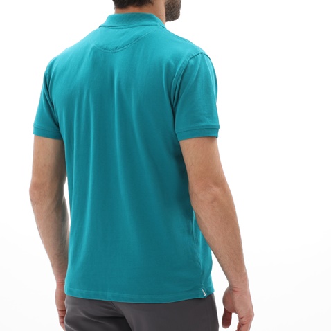 VAN HIPSTER-Ανδρική polo μπλούζα VAN HIPSTER 72250 πράσινη