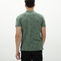 VAN HIPSTER-Ανδρική polo μπλούζα VAN HIPSTER 72251 χακί