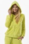 BODY ACTION-Γυναικεία πετσετέ ζακέτα BODY ACTION 071317-01 κίτρινη lime