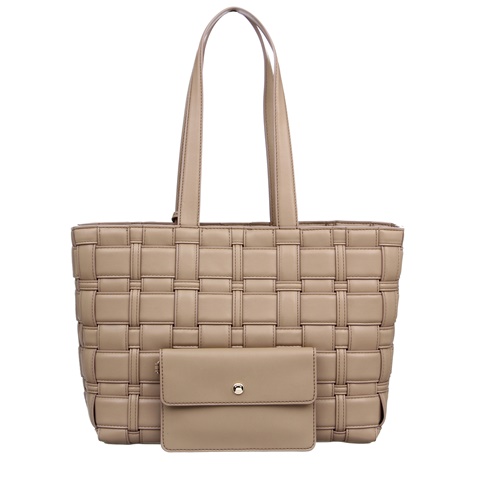 MICHAEL KORS-Γυναικεία τσάντα ώμου MICHAEL KORS 30S1L2IT2U IVY μπεζ
