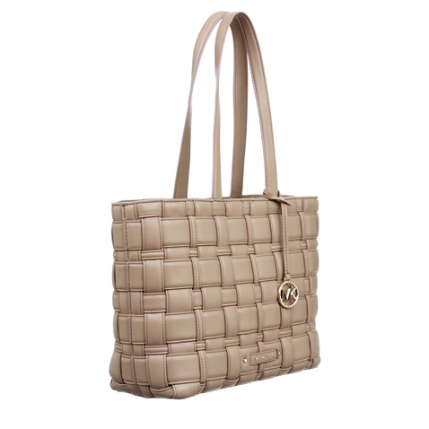 MICHAEL KORS-Γυναικεία τσάντα ώμου MICHAEL KORS 30S1L2IT2U IVY μπεζ