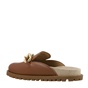MICHAEL KORS-Γυναικεία slides MICHAEL KORS 40S2SCFP1L SCARLETT καφέ