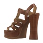 MICHAEL KORS-Γυναικεία πέδιλα MICHAEL KORS 40S3JGHS5L JAGGER καφέ