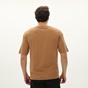 BATTERY-Ανδρικό t-shirt BATTERY 21241008 καφέ