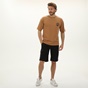 BATTERY-Ανδρικό t-shirt BATTERY 21241008 καφέ