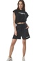 BODY ACTION-Γυναικείο αθλητικό cropped top BODY ACTION 041415-01 μαύρο