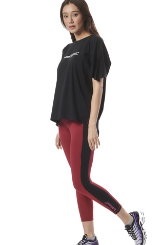 BODY ACTION-Γυναικείο t-shirt BODY ACTION 051424-01 μαύρο