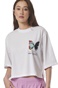BODY ACTION-Γυναικείο t-shirt BODY ACTION 051429-01 λευκό