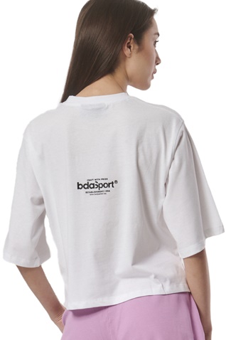 BODY ACTION-Γυναικείο t-shirt BODY ACTION 051429-01 λευκό
