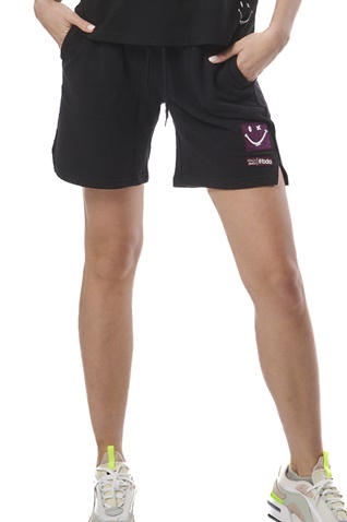 BODY ACTION-Γυναικεία βερμούδα BODY ACTION 031421-01 μαύρη