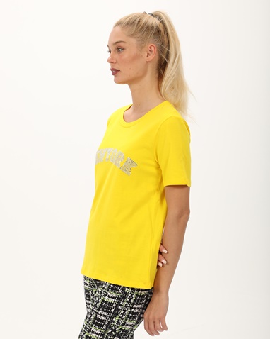 DKNY JEANS-Γυναικεία μπλούζα DKNY D2A4A0AS κίτρινη