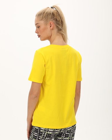DKNY JEANS-Γυναικεία μπλούζα DKNY D2A4A0AS κίτρινη