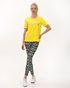 DKNY JEANS-Γυναικεία μπλούζα DKNY D2A4A0AS κίτρινη