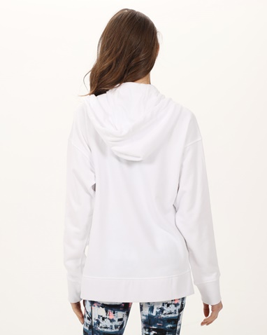 DKNY JEANS-Γυναικεία φούτερ ζακέτα DKNY DP3J9382 λευκή