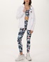 DKNY JEANS-Γυναικεία φούτερ ζακέτα DKNY DP3J9382 λευκή