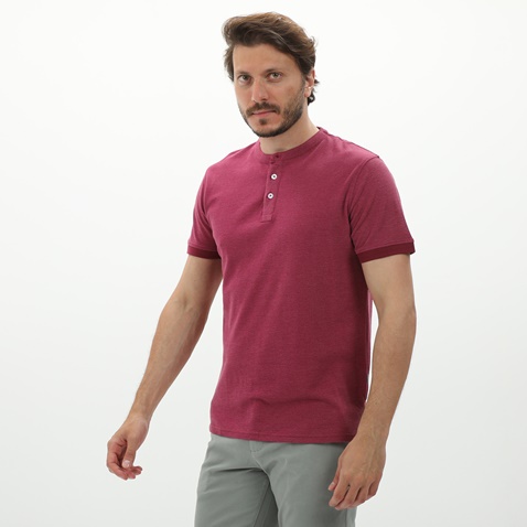 VAN HIPSTER-Ανδρικό t-shirt VAN HIPSTER 72254 μοβ