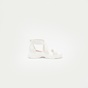 LOVEBERRY-Γυναικεία πέδιλα flatforms LOVEBERRY JB ZITA 09 λευκά