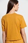 BODYTALK-Γυναικείο cropped t-shirt BODYTALK 1231-902728 πορτοκαλί
