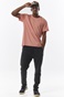 BODY ACTION-Ανδρικό t-shirt BODY ACTION 053324-01 πορτοκαλί