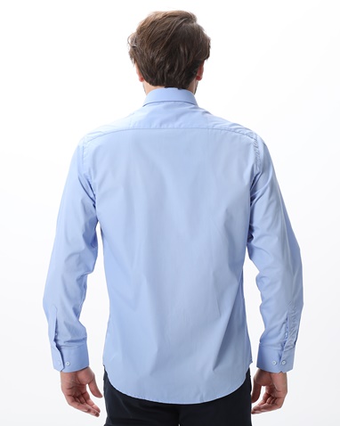 MARTIN & CO-Ανδρικό πουκάμισο MARTIN & CO 124-52-0102 γαλάζιο