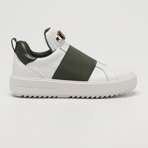 MICHAEL KORS-Γυναικεία slip on sneakers MICHAEL KORS 43F3EMFP1L λευκό πράσινο