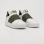 MICHAEL KORS-Γυναικεία slip on sneakers MICHAEL KORS 43F3EMFP1L λευκό πράσινο
