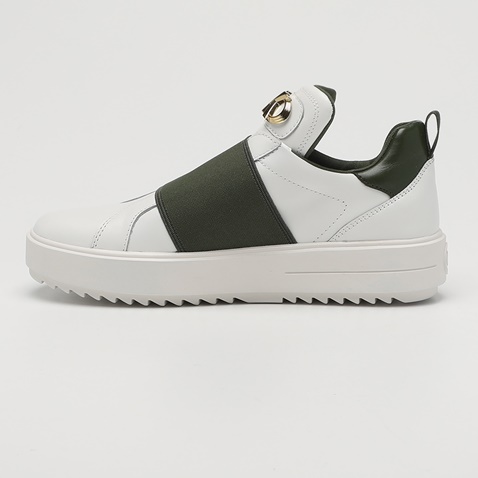 MICHAEL KORS-Γυναικεία slip on sneakers MICHAEL KORS 43F3EMFP1L λευκό πράσινο