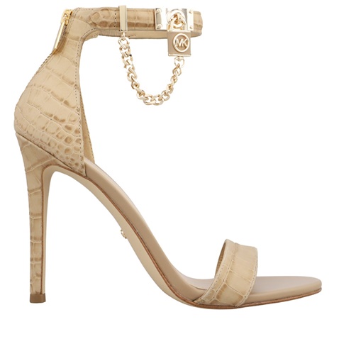 MICHAEL KORS-Γυναικεία πέδιλα MICHAEL KORS 40F3HAHS1E HAMILTON μπεζ