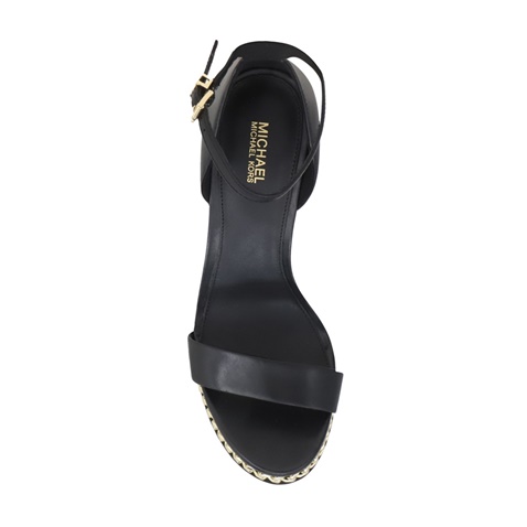 MICHAEL KORS-Γυναικεία πέδιλα MICHAEL KORS 40F3JOHS2L JORDYN μαύρα