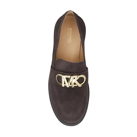 MICHAEL KORS-Γυναικεία loafers MICHAEL KORS 40F3PKFP1S PARKER καφέ