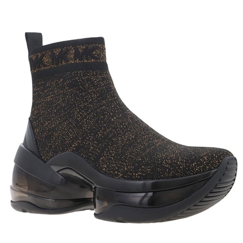 MICHAEL KORS-Γυναικεία slip on sneakers MICHAEL KORS 43F3OLFE5D OLYMPIA μαύρα