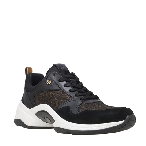 MICHAEL KORS-Γυναικεία sneakers MICHAEL KORS 43F3ORFS2D ORION μαύρα