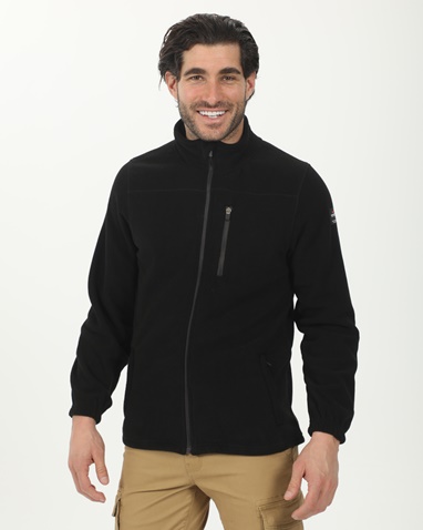 VAN HIPSTER-Aνδρική fleece ζακέτα VAN HIPSTER 72151 μαύρη