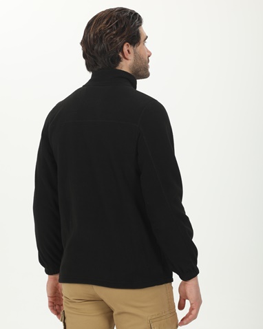 VAN HIPSTER-Aνδρική fleece ζακέτα VAN HIPSTER 72151 μαύρη