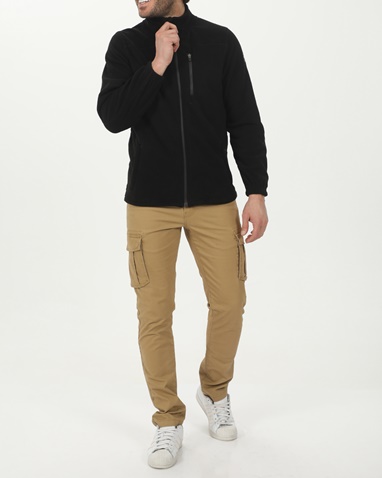 VAN HIPSTER-Aνδρική fleece ζακέτα VAN HIPSTER 72151 μαύρη