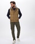 VAN HIPSTER-Ανδρικό αμάνικο μπουφάν VAN HIPSTER 72187 χακί