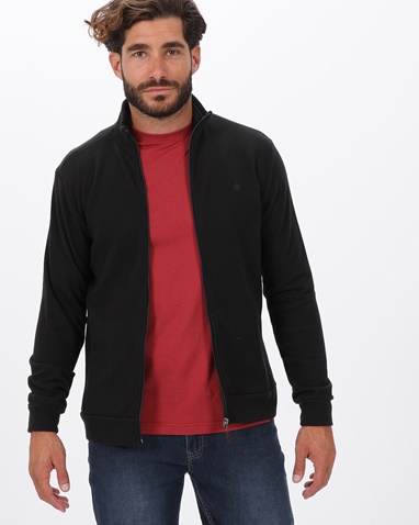 DORS-Ανδρική ζακέτα φούτερ DORS 1135007.C03 μαύρη