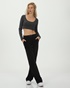 SUGARFREE-Γυναικείο cropped top SUGARFREE 23832080 γκρι