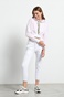 BODYTALK-Γυναικεία cropped φούτερ μπλούζα BODYTALK  1222-905725 ροζ λευκό