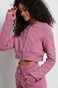 BODYTALK-Γυναικεία φούτερ ζακέτα BODYTALK  1222-908722 ροζ