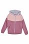 BODYTALK-Παιδική φούτερ ζακέτα BODYTALK 1222-705122 FADINGCOLORSG ροζ μοβ
