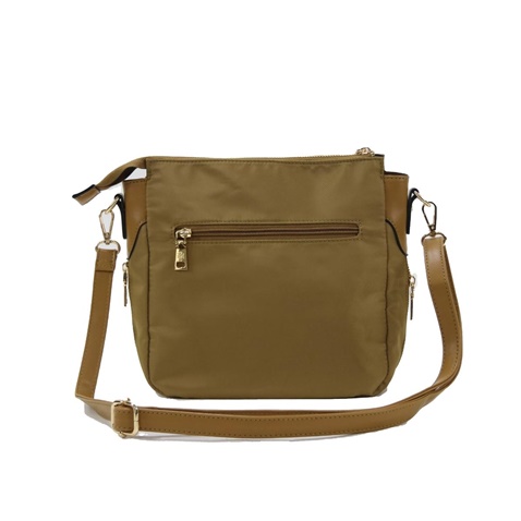 VQF POLO LINE-Γυναικεία τσάντα χιαστί VQF POLO LINE 2214 λαδί